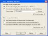 WinGate needs a user database in order to be able to provide user-level security etc.  In cases where the operating system that WinGate is installed on does not have a user database, WinGate has its own one.  Alternatively if the OS WinGate is installed on does have a user database, or is part of a domain or Active Directory, then WinGate can synchronise and authenticate against that OS user database.  This saves system administrators the pain of replicating the existing user databases on the network.