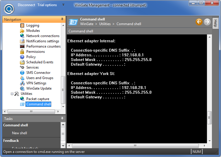 Remote Command Shell